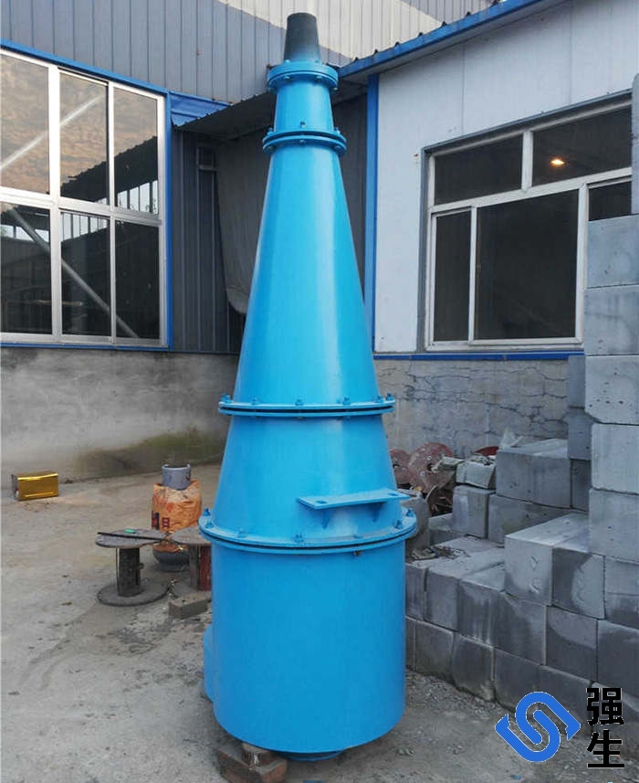 水力旋流器，是利用離心力來加速礦粒沉降的分級設備。它需要壓力給礦，故消耗動力大，但占地面積小、價格便宜，處理量大，分級效率高，可獲得很細的溢流產品，多用于第二段閉路磨礦中的分級設備
